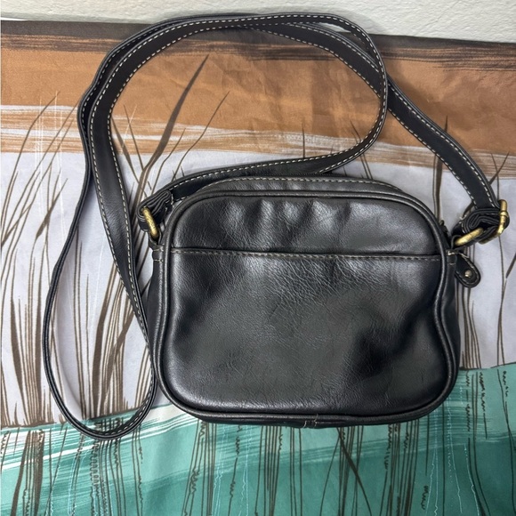 Black Vintage USPA Crossbody Bag - Picture 3 of 6